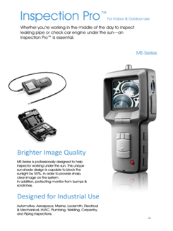 ME series monitor borescope